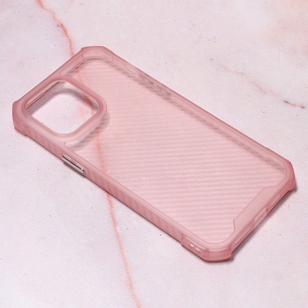 Maska/Futrola Carbon Crystal za iPhone 14 Pro Max 6.7 pink