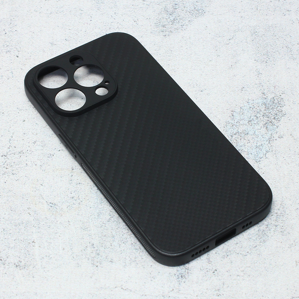 Maska/Futrola Carbon fiber za iPhone 14 Pro 6.1 crna