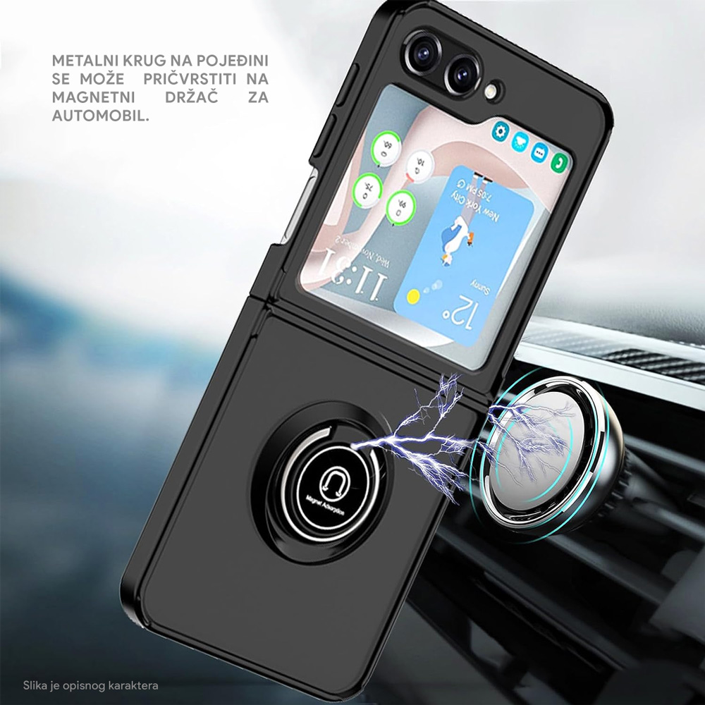 Maska/Futrola Frosted Shockproof za Samsung F741B/F761B Galaxy Z Flip 6/7 FE 5G zelena - Image 4