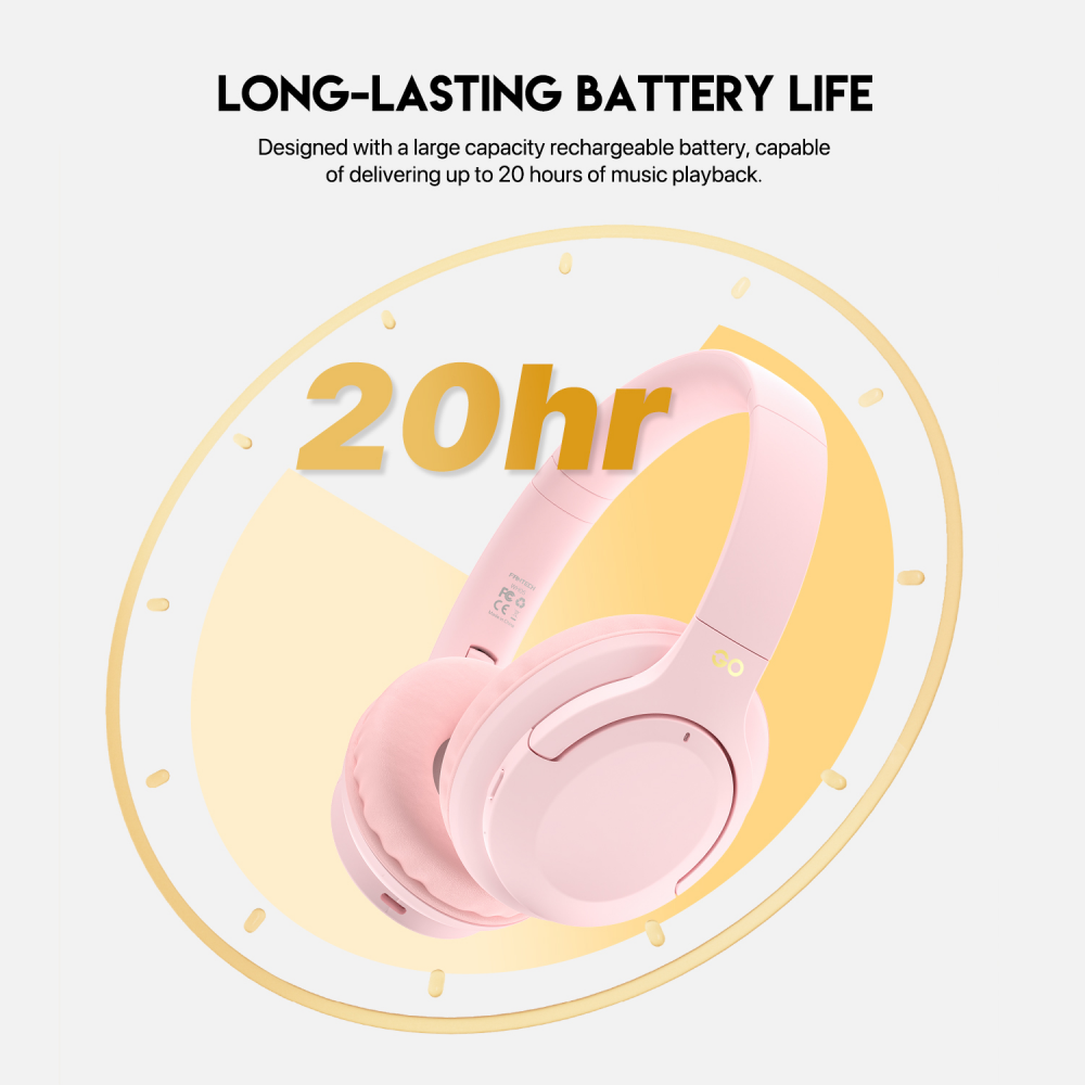 Bluetooth slusalice Fantech GO Vibe WH05 pink - Image 2