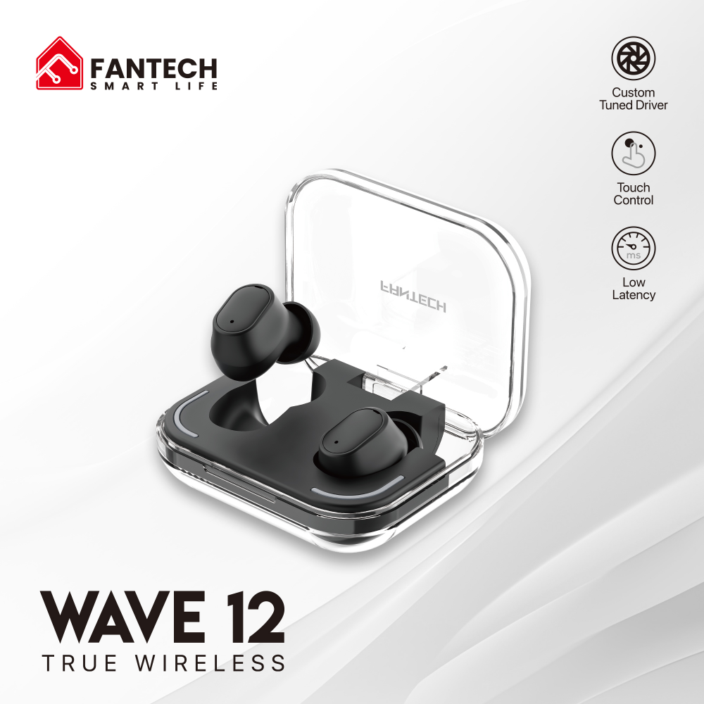 Bluetooth slusalice Fantech Wave 12 crne - Image 4