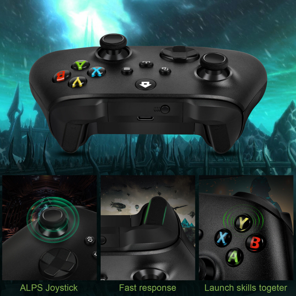 Joypad WIFI kontroler za XBOX One, XBOX X series, PC Windows, PS 3 crni - Image 6