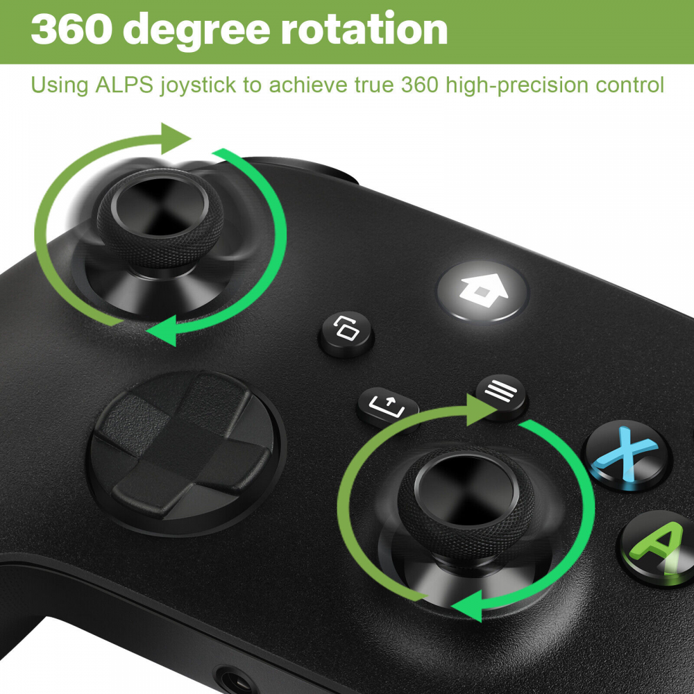 Joypad WIFI kontroler za XBOX One, XBOX X series, PC Windows, PS 3 crni - Image 7