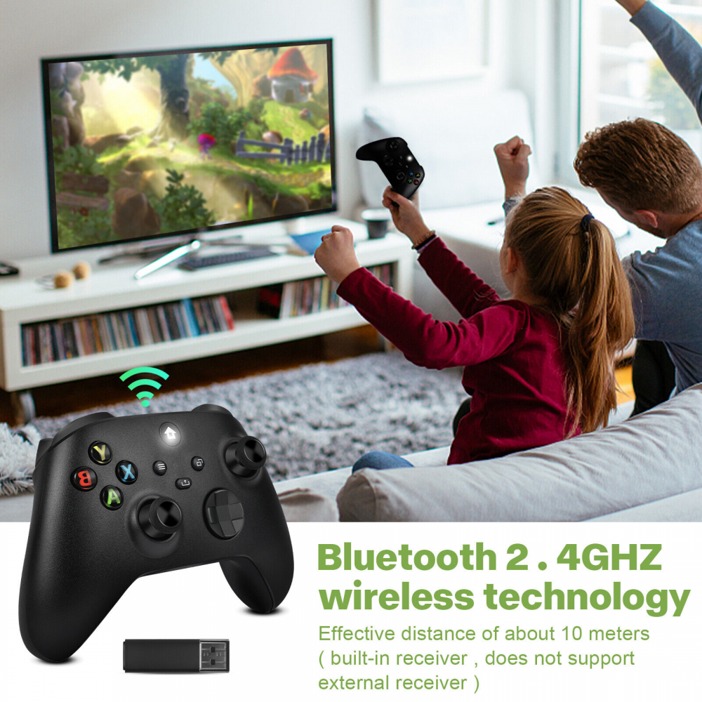 Joypad WIFI kontroler za XBOX One, XBOX X series, PC Windows, PS 3 crni - Image 9