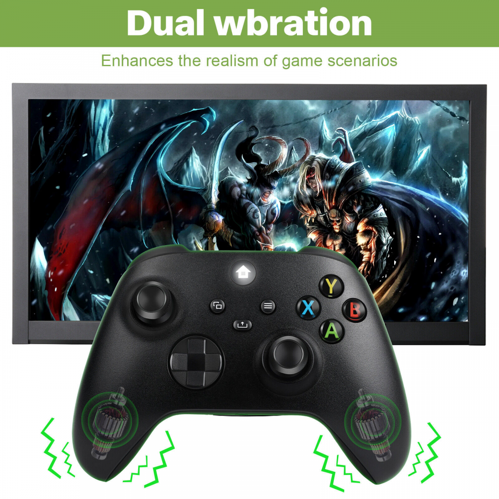 Joypad WIFI kontroler za XBOX One, XBOX X series, PC Windows, PS 3 crni - Image 12