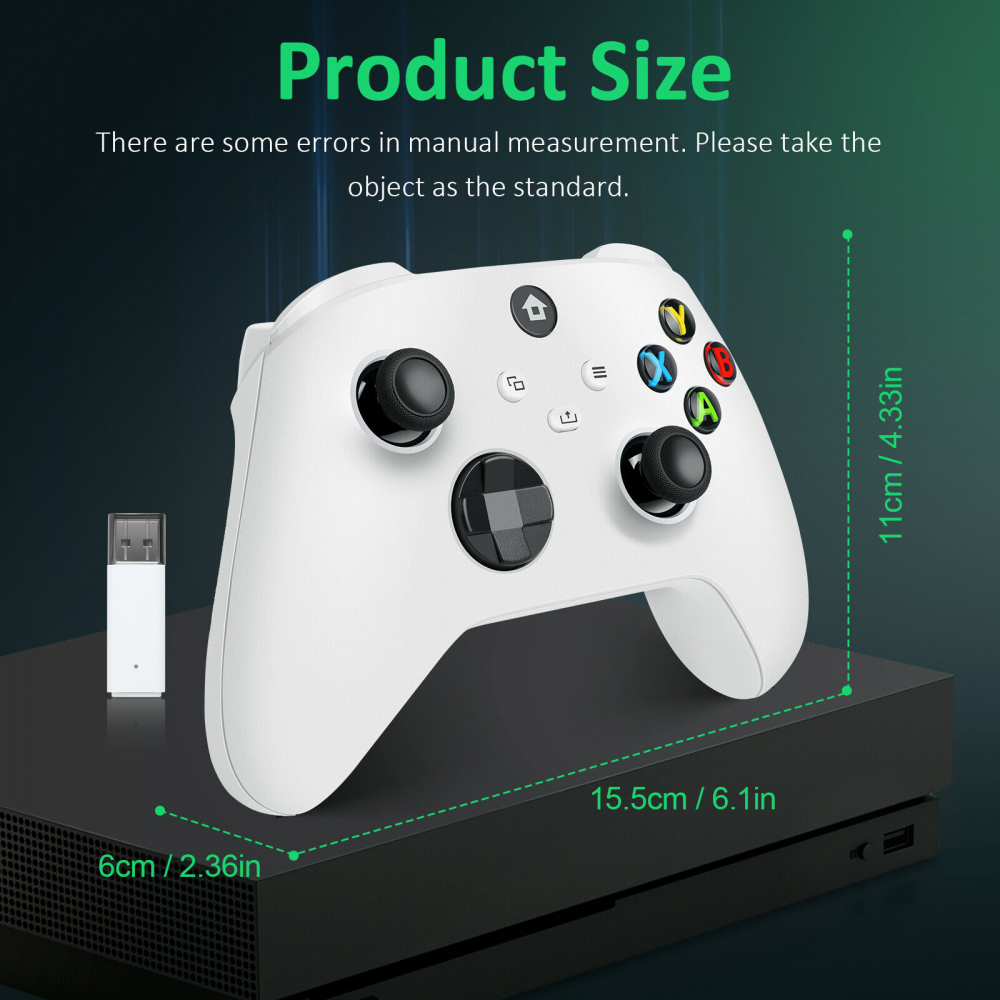 Joypad WIFI kontroler za XBOX One, XBOX X series, PC Windows, PS 3 crni - Image 15