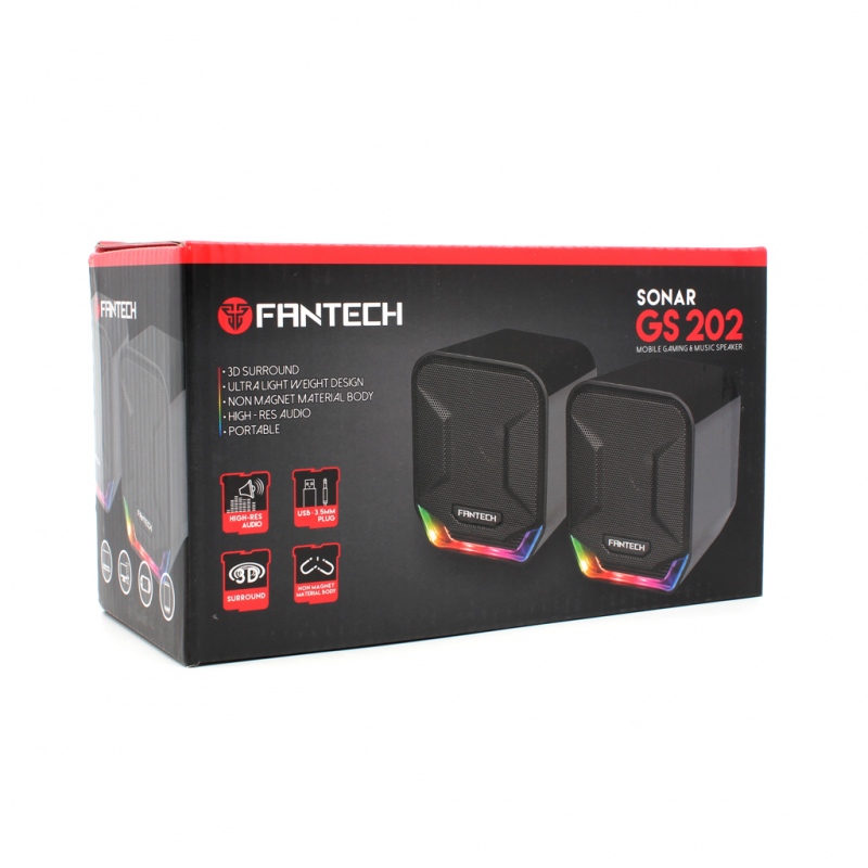 Laptop zvucnici Fantech GS202 Sonar crni - Image 7