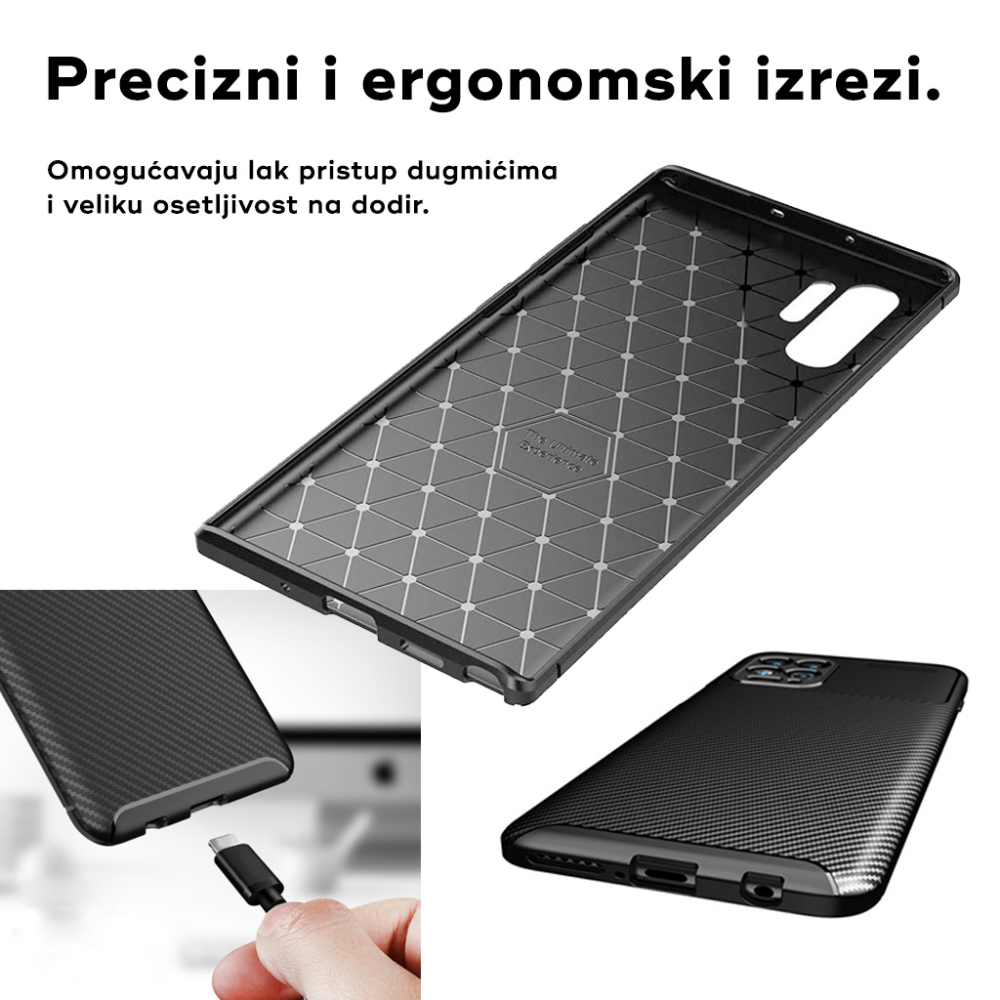 Maska/Futrola Defender Carbon za Xiaomi Redmi Note 13 Pro Plus (EU) crna - Image 3