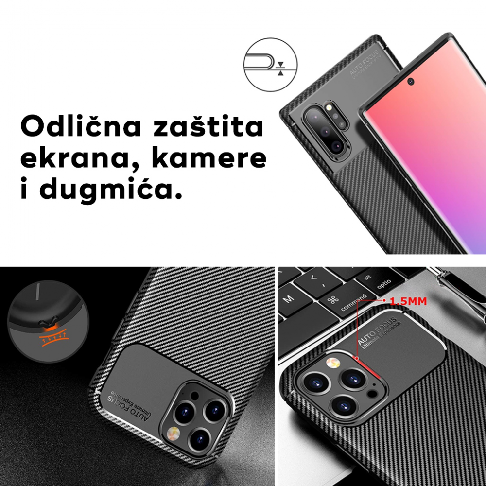 Maska/Futrola Defender Carbon za Xiaomi Redmi Note 13 Pro Plus (EU) crna - Image 5