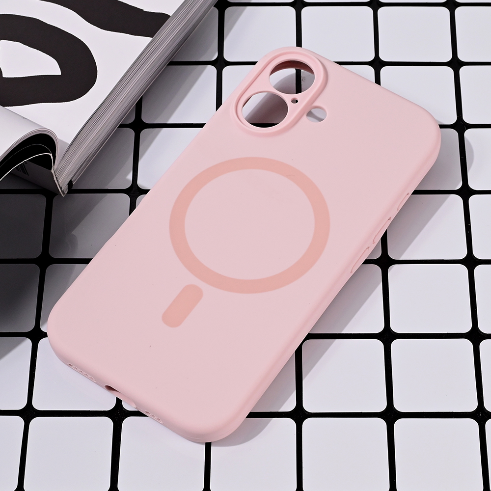 Maska/Futrola Magsafe Pure color za iPhone 16 6.1 roze