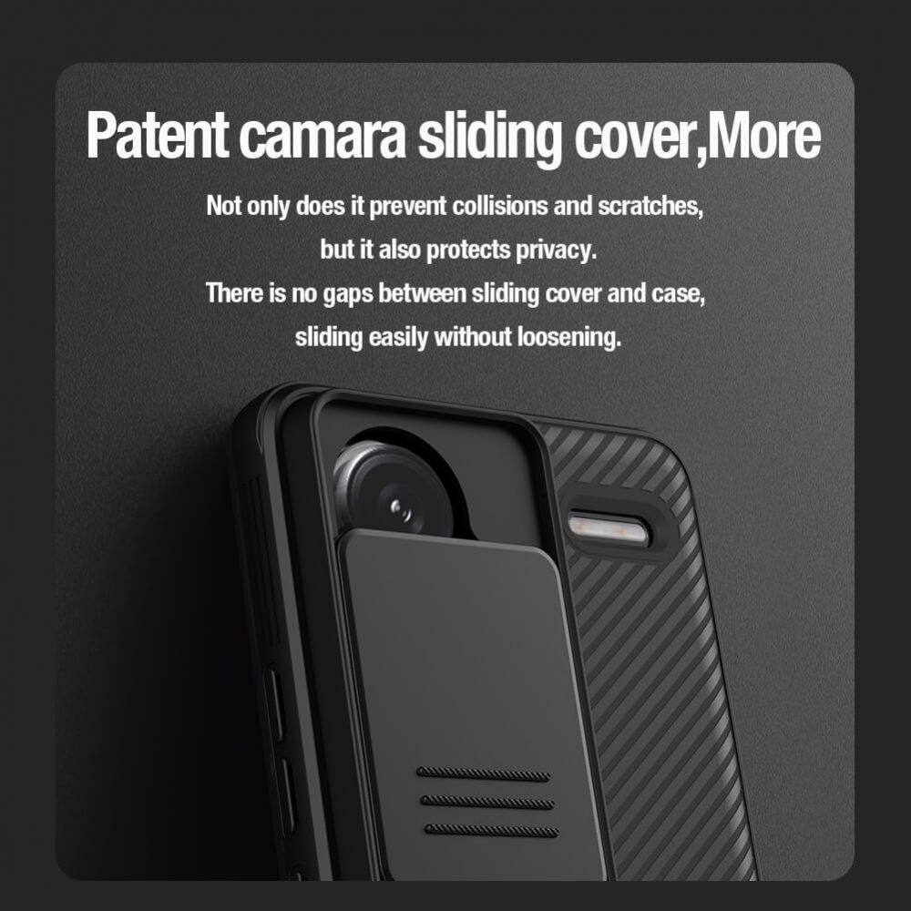 Maska/Futrola Nillkin CamShield Pro za Xiaomi Redmi Note 13 Pro Plus crna - Image 7
