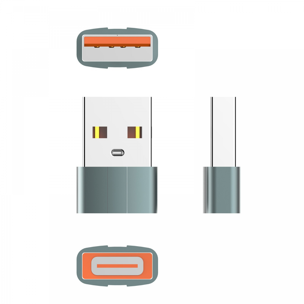 Adapter LDNIO LC150 Type C na USB sivi - Image 2
