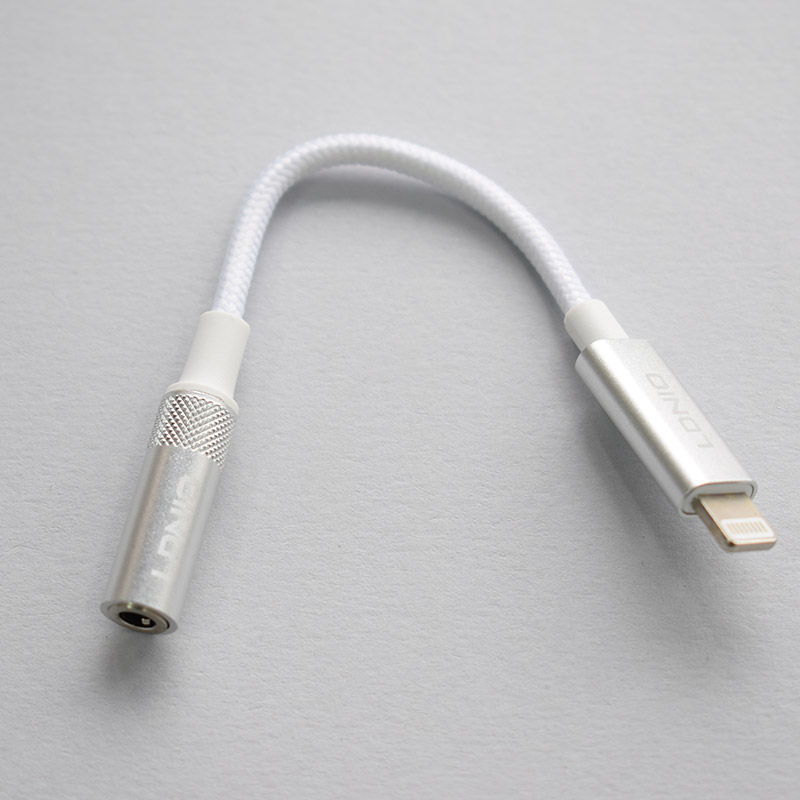 Adapter LDNIO LSY80i za slusalice iPhone Lightning na 3.5mm beli - Image 4