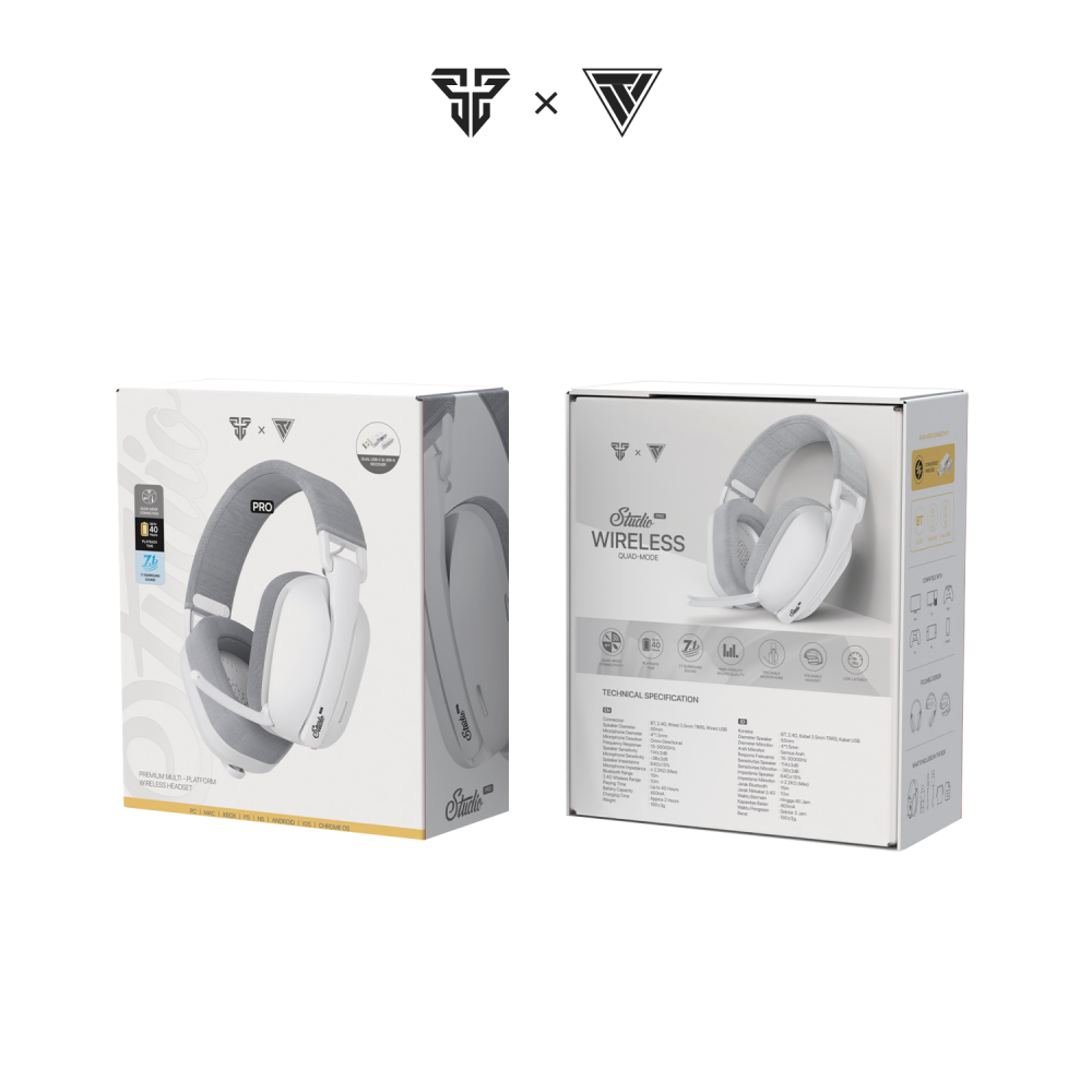 Bluetooth slusalice Fantech WHG03 PRO Studio Pro bele - Image 18