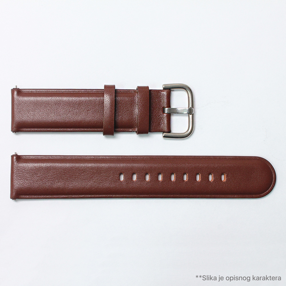 Narukvica kozna za smart watch Samsung 4, 5 20mm bela - Image 2