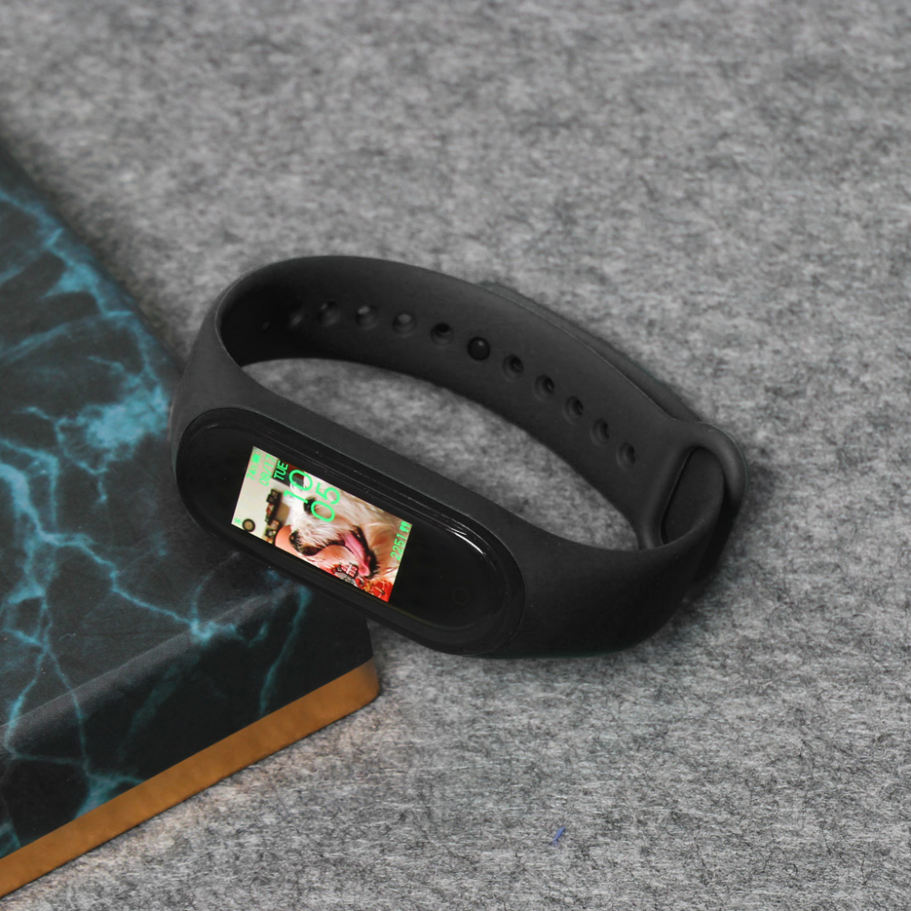 Narukvica za smart watch Xiaomi Mi Band M3/M4 crna - Image 3