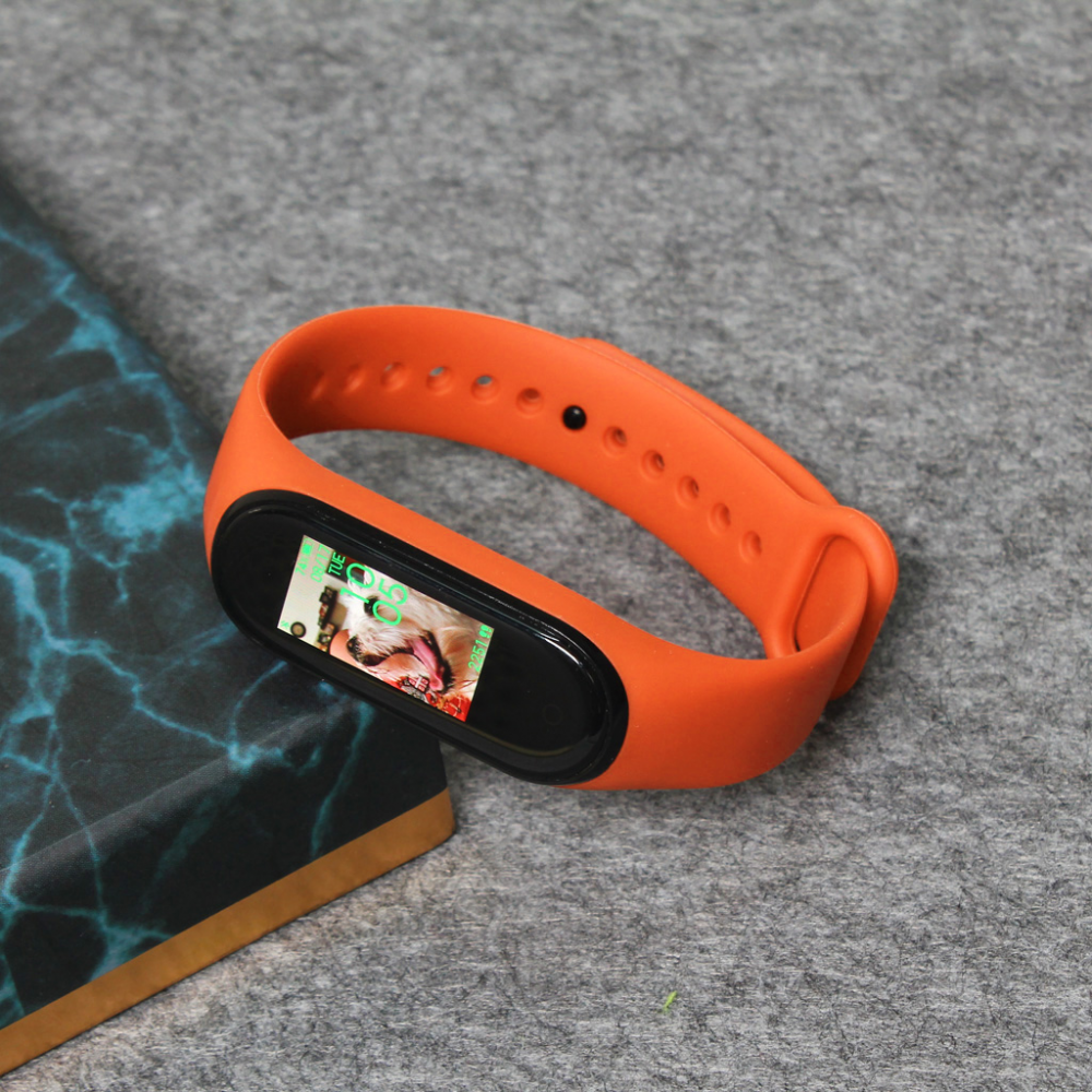 Narukvica za smart watch Xiaomi Mi Band M3/M4 narandzasta - Image 4