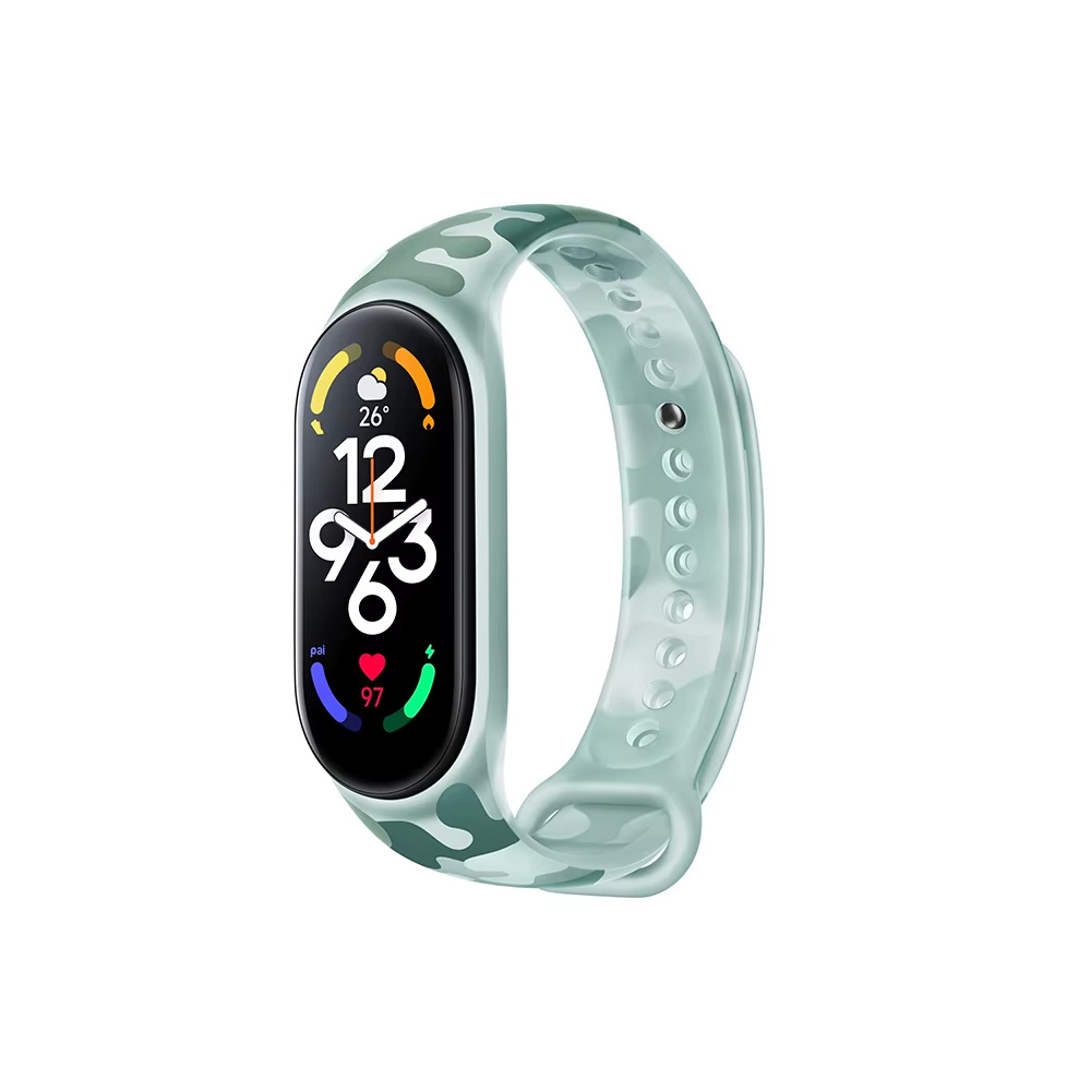 Narukvica za smart watch Xiaomi Mi Band M7 maskirna zelena - Image 2