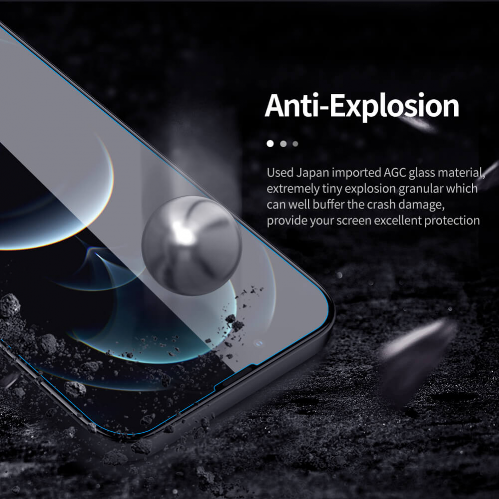 Zastitno Staklo Tempered glass Nillkin H+ Pro za iPhone 13/13 Pro/14/16e/17e 6.1 - Image 9