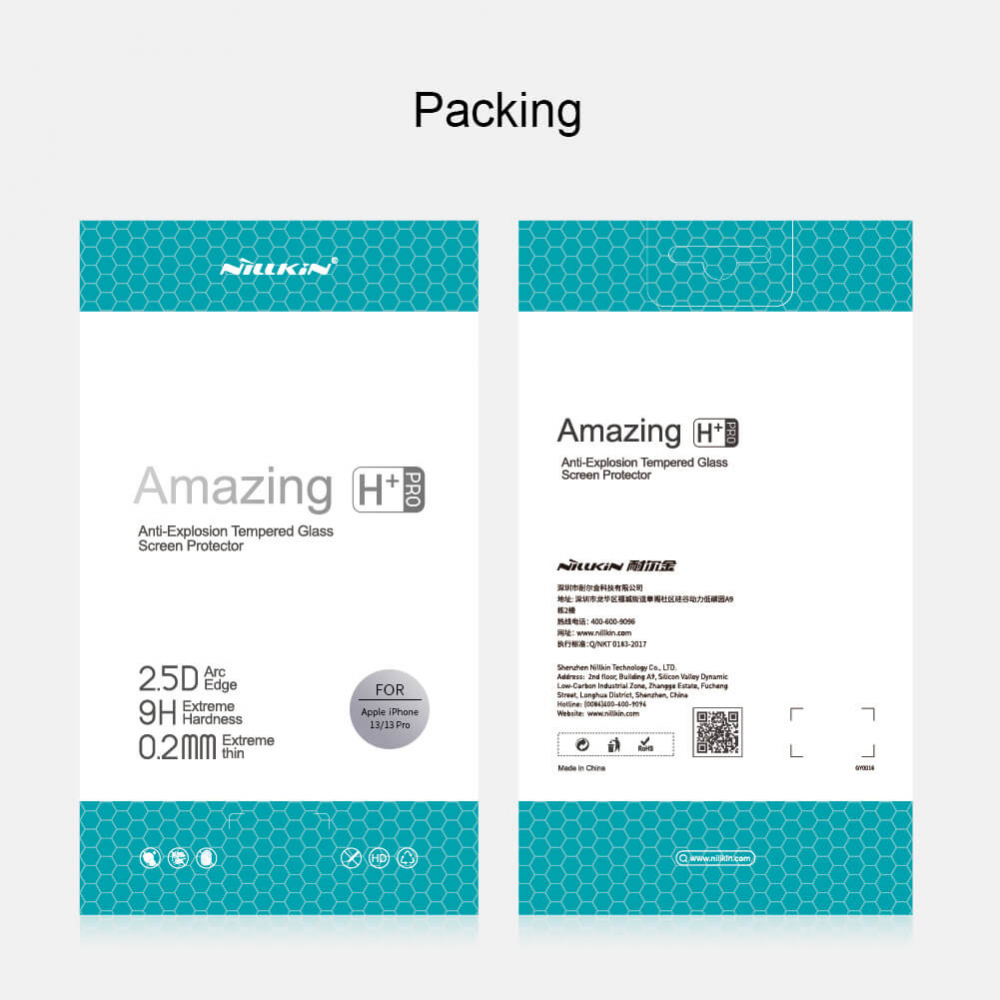 Zastitno Staklo Tempered glass Nillkin H+ Pro za iPhone 13/13 Pro/14/16e/17e 6.1 - Image 19
