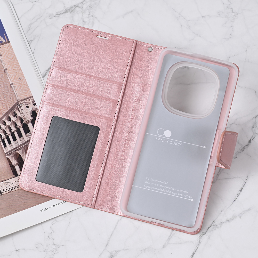 Maska/Futrola Hanman Canvas ORG za Xiaomi Redmi Note 14 Pro Plus roze - Image 2
