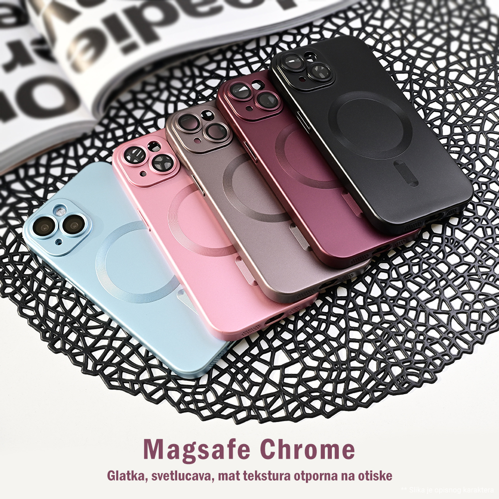 Maska/Futrola Magsafe Chrome za iPhone 16 6.1 zelena - Image 2