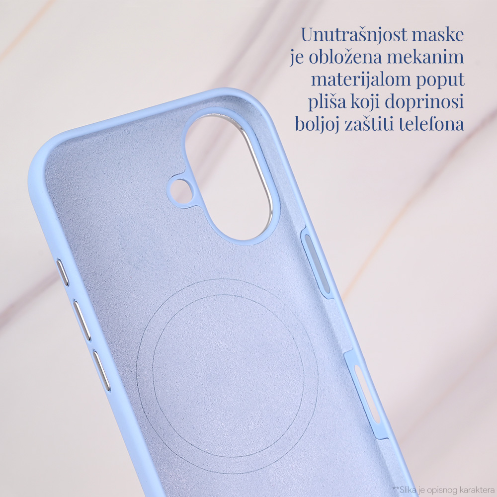 Maska/Futrola Magsafe Matte Color iPhone 16 6.1 tamno plava - Image 6