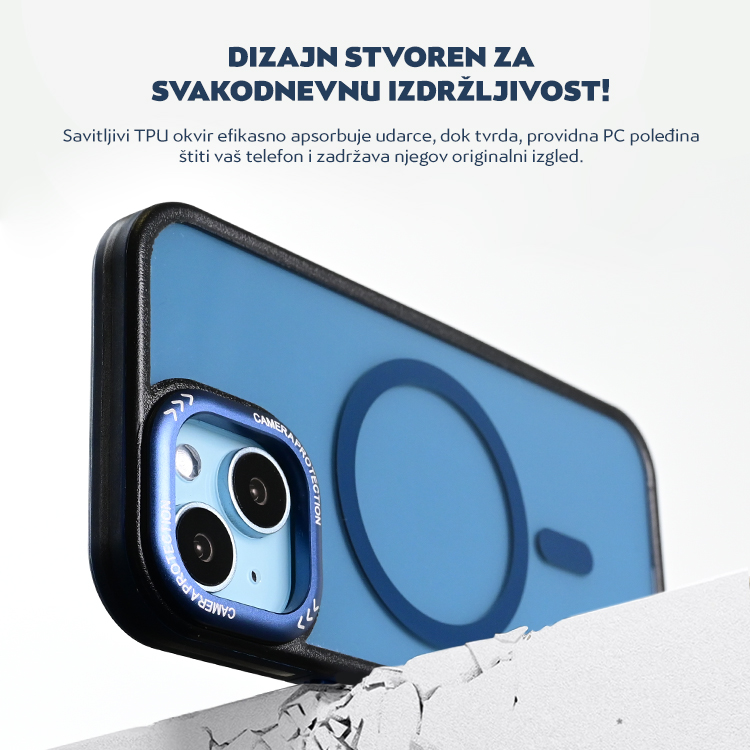 Maska/Futrola Magsafe Trendy za iPhone 16 6.1 siva - Image 3