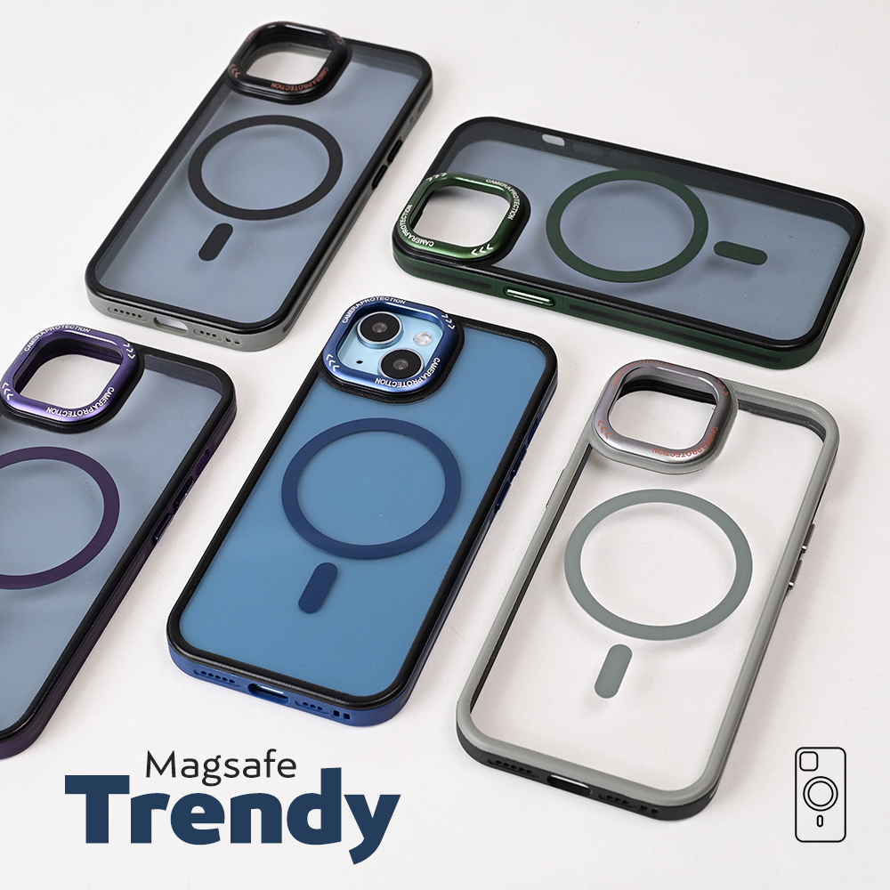 Maska/Futrola Magsafe Trendy za iPhone 16 6.1 siva - Image 2