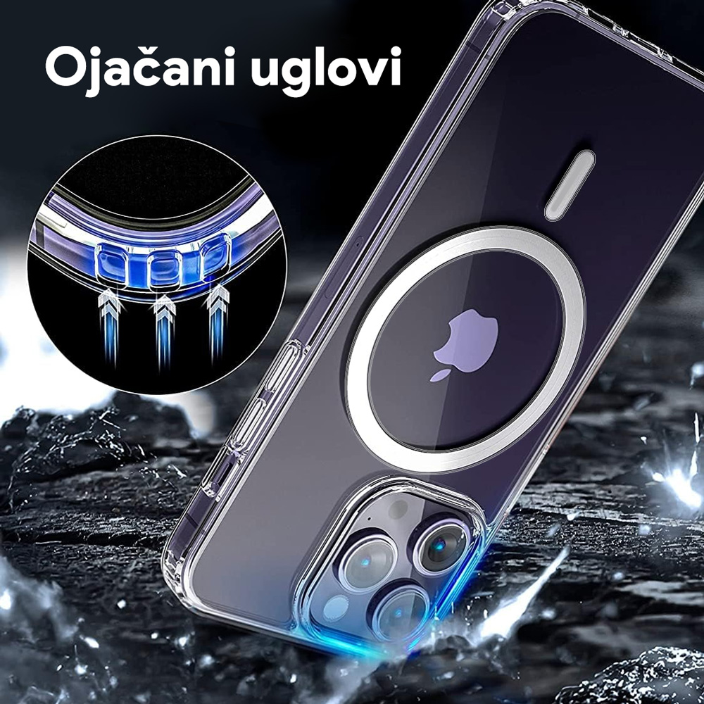 Maska/Futrola Magsafe za iPhone 14 Pro Max 6.7 transparent (IC) - Image 4
