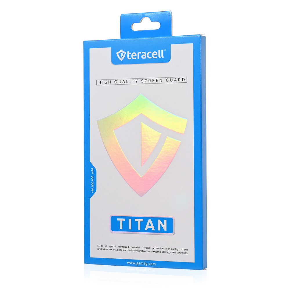 Zastitno staklo Tempered glass Teracell Titan 2.5D za iPhone 14 Pro 6.1 crni