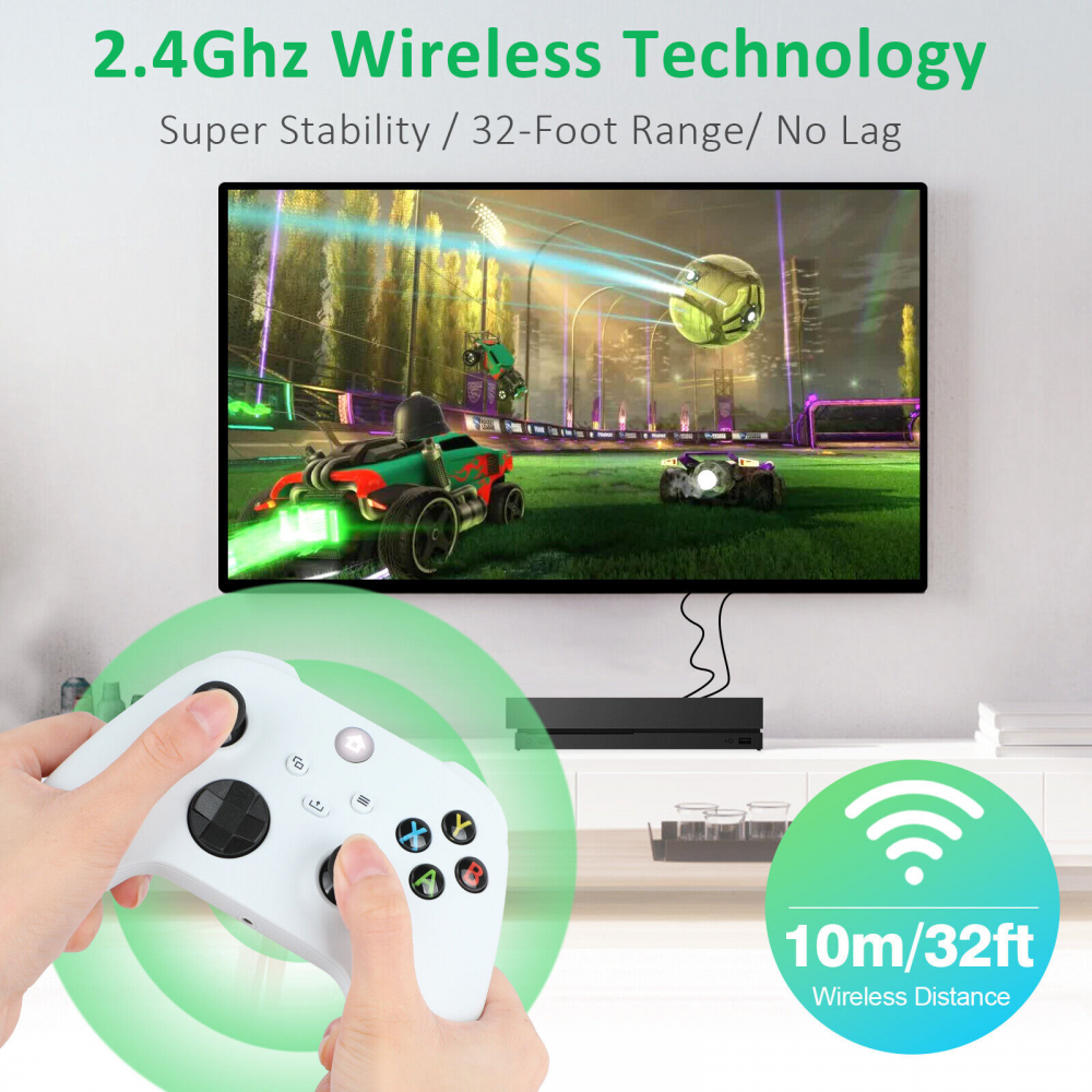 Joypad WIFI kontroler za XBOX One, XBOX X series, PC Windows, PS 3 beli - Image 6
