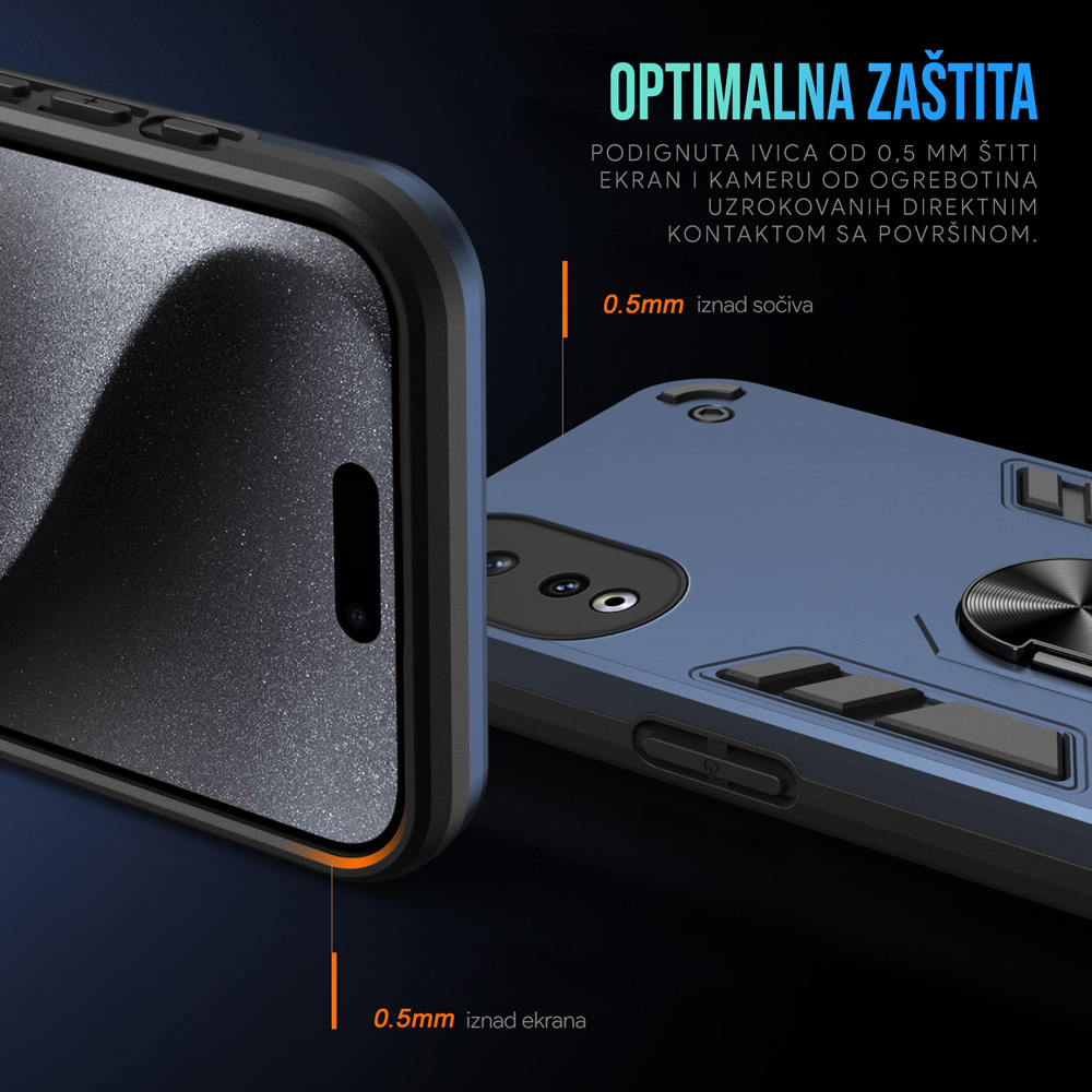 Maska/Futrola Hard Ring za Samsung S938B Galaxy S25 Ultra tamno zelena - Image 4