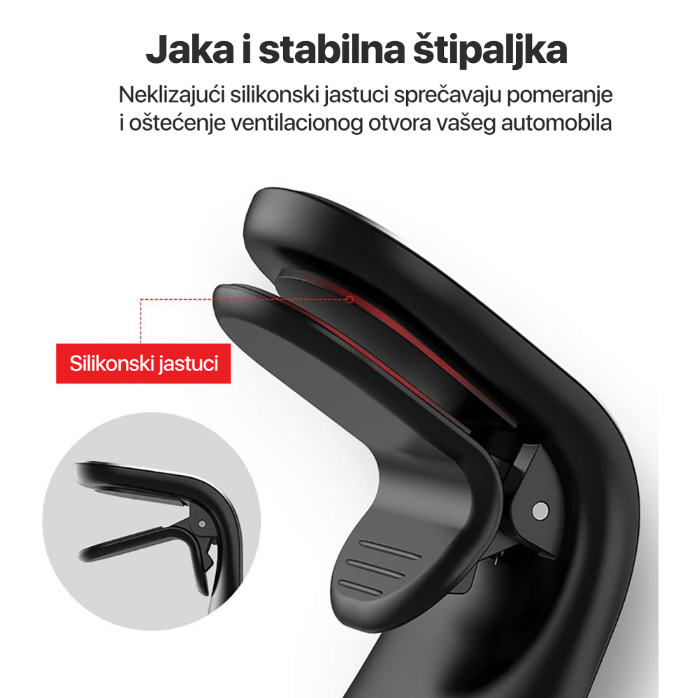 Drzac za mobilni telefon Pluginn PI-01 magnetic vent - Image 5