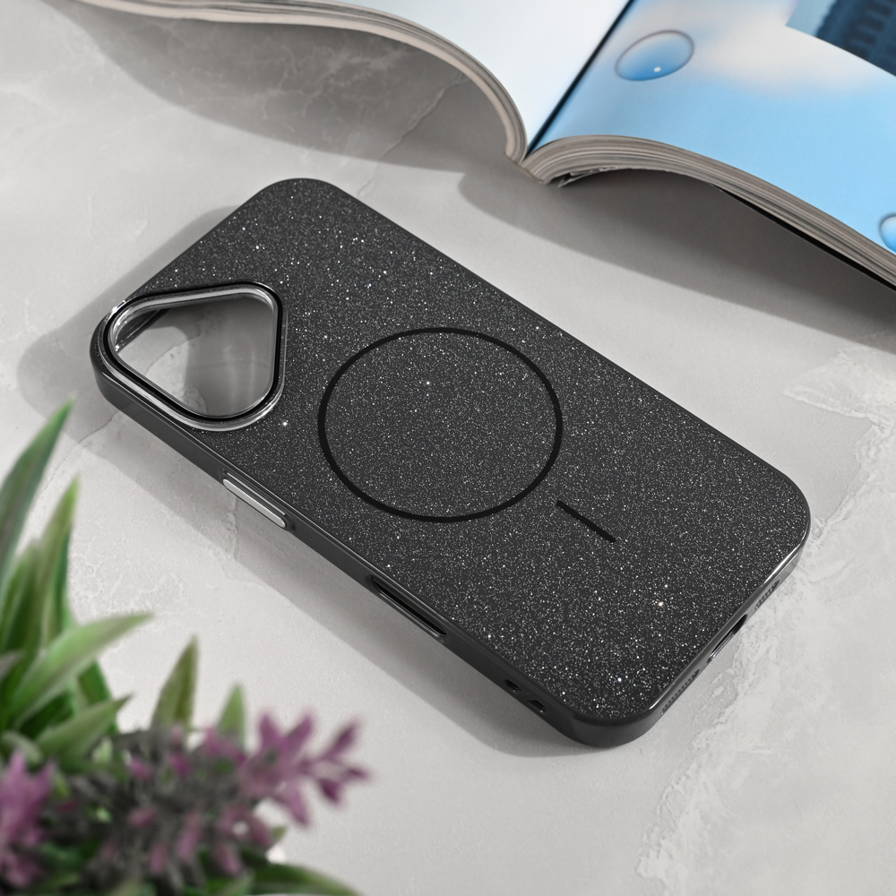 Maska/Futrola Magsafe Sparkle Dust za iPhone 16 6.1 crna - Image 6