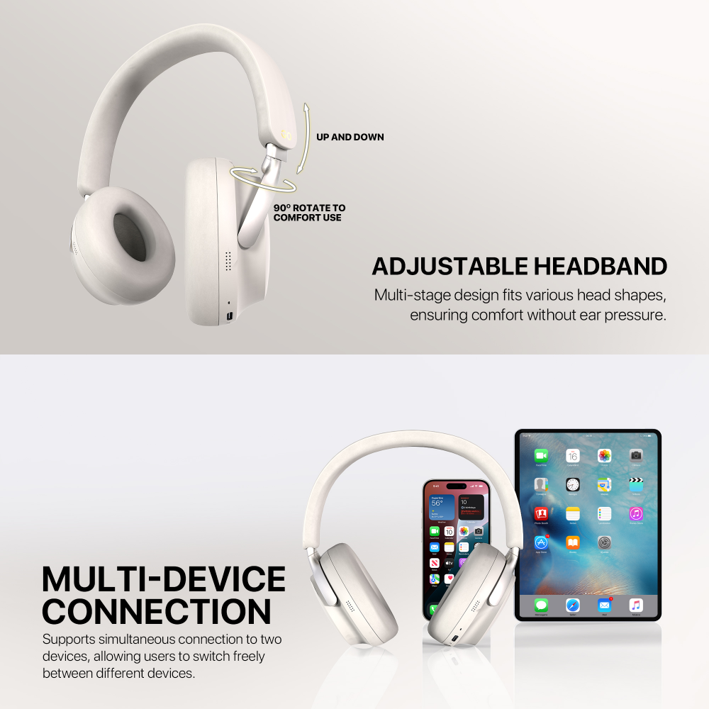 Bluetooth slusalice Fantech GO Flow WH07A sive - Image 10