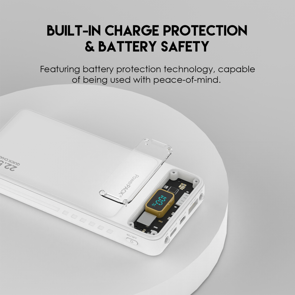 Power bank Prenosiva baterija Fantech T1 10000mAh QC, PD, 22.5W crni - Image 5
