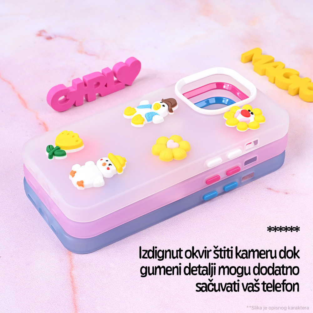 Maska/Futrola Cute za Honor Magic 7 Lite bela - Image 3