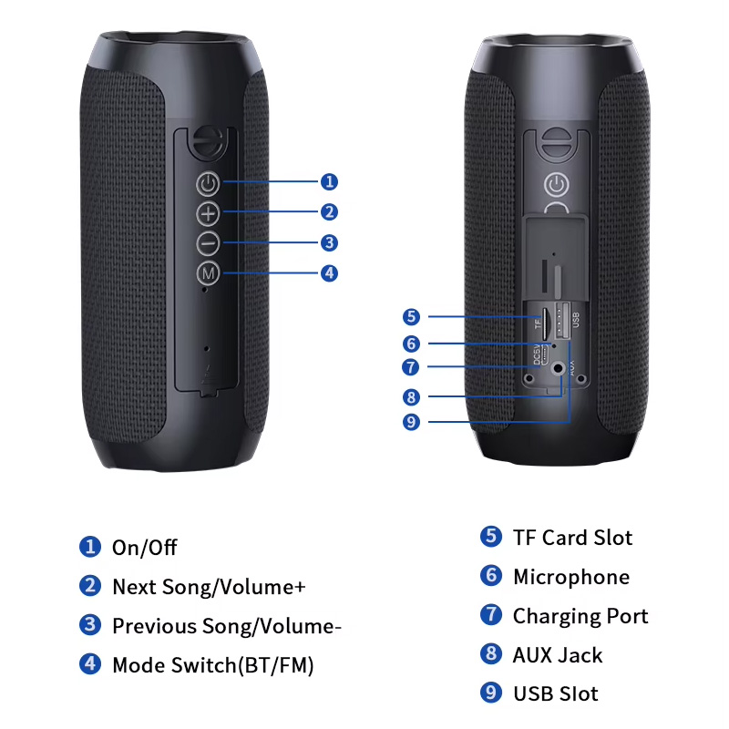 Bluetooth zvucnik TG-117 army - Image 10