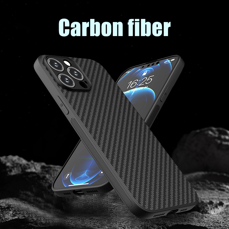 Maska/Futrola Carbon fiber za iPhone 17 Air 6.6 crna - Image 2
