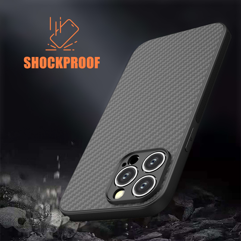 Maska/Futrola Carbon fiber za iPhone 17 Air 6.6 crna - Image 4