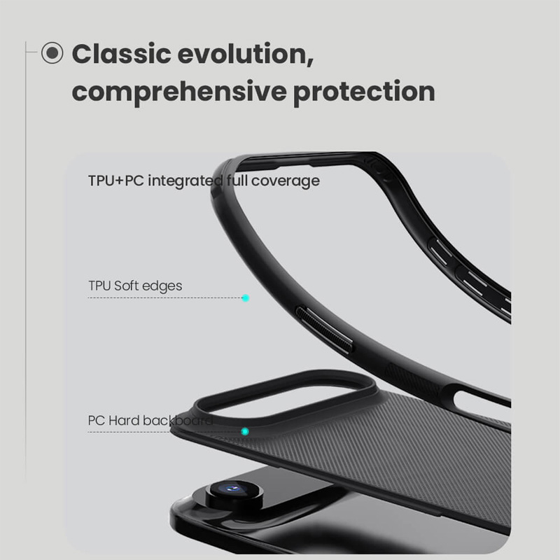 Maska/Futrola Nillkin Scrub Pro za iPhone 17 Air 6.6 crna - Image 9