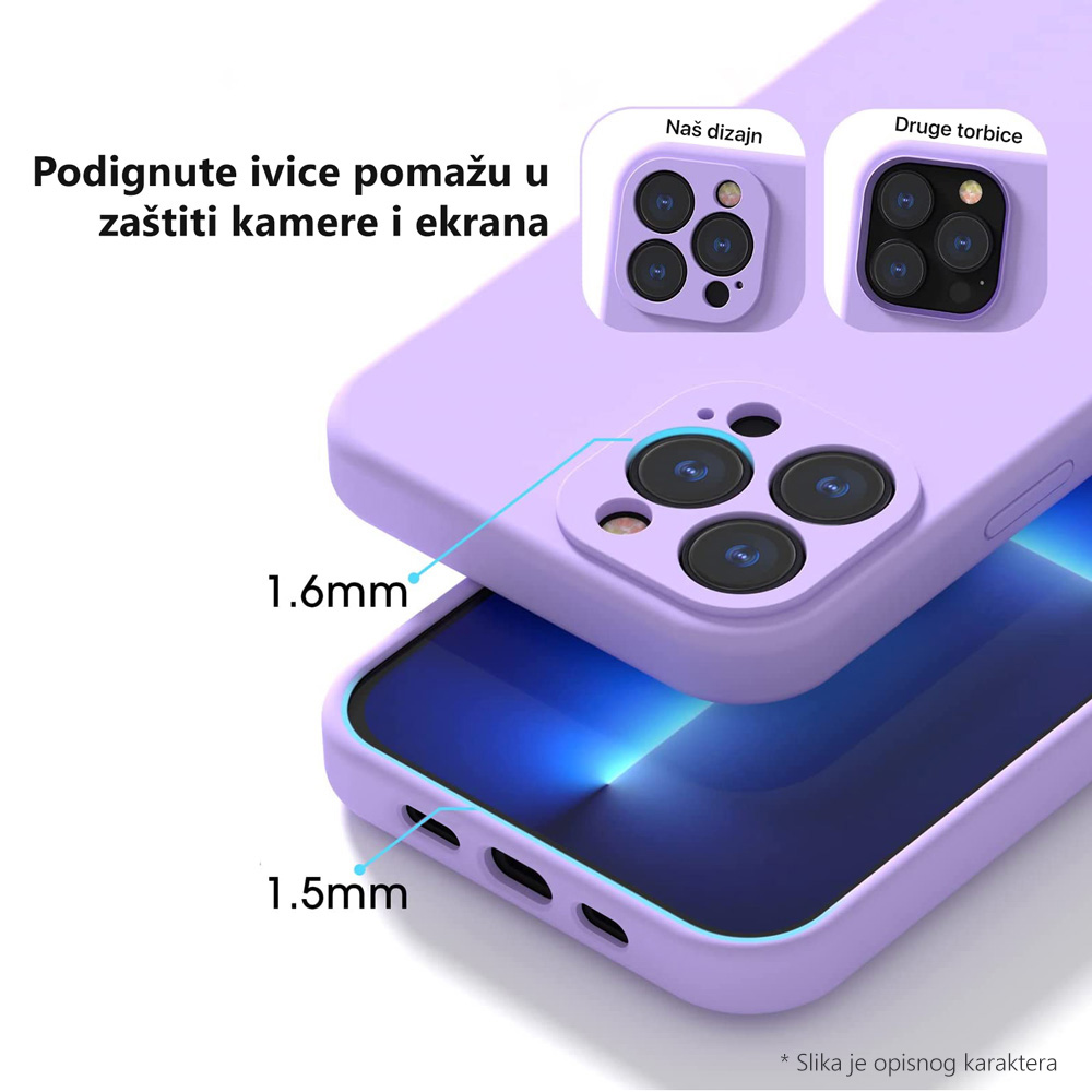 Maska/Futrola Teracell Soft Velvet za iPhone 17 Pro Max/18 Pro Max 6.9 tamno zelena - Image 2