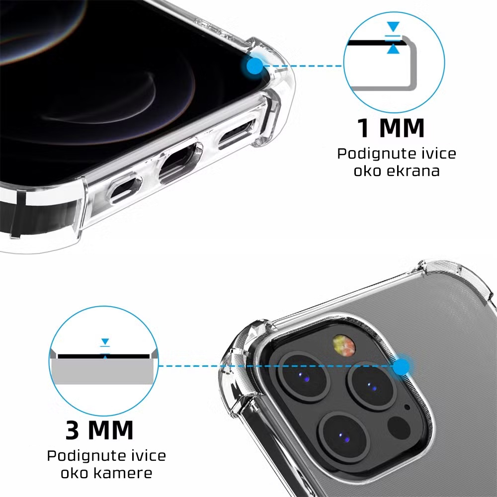 Maska/Futrola Transparent Ice Cube za iPhone 17 Pro/18 Pro 6.3 - Image 6