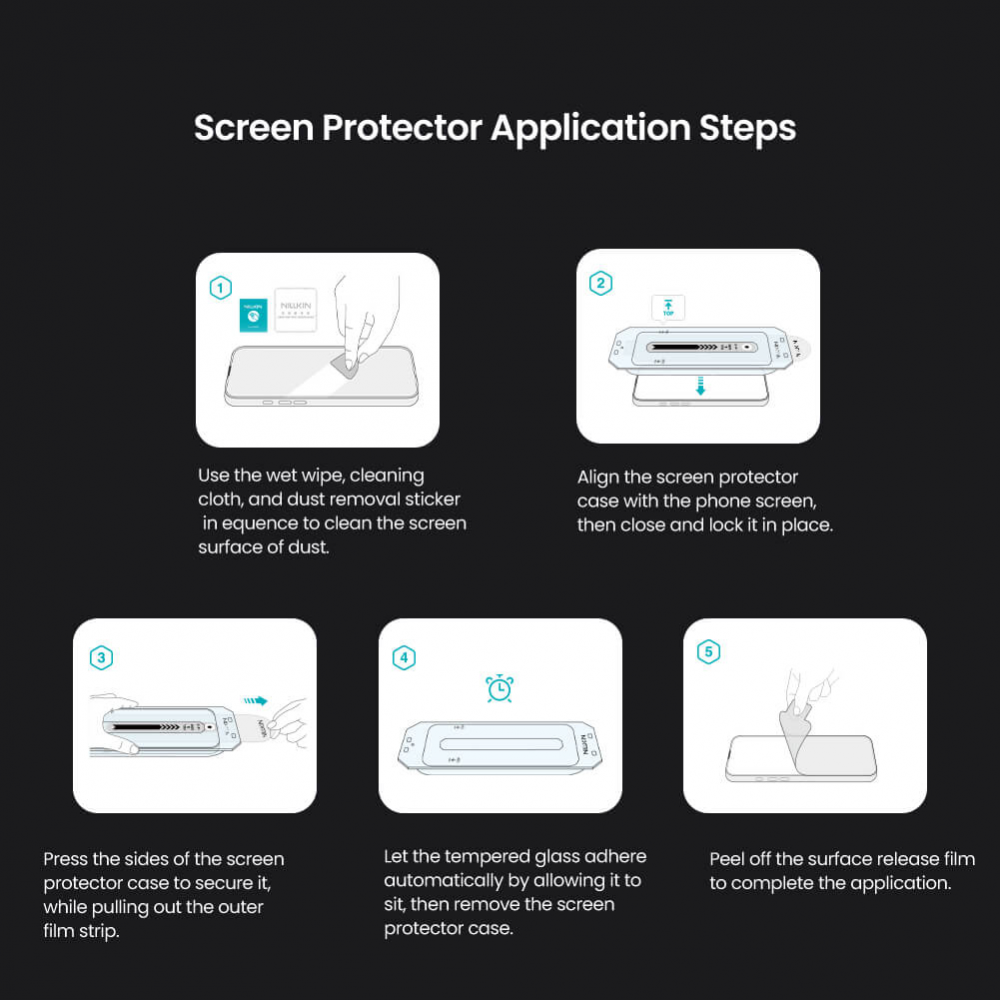 Zastitno staklo Tempered glass Nillkin H+ Pro za iPhone 17 6.3 (sa kalupom) - Image 7