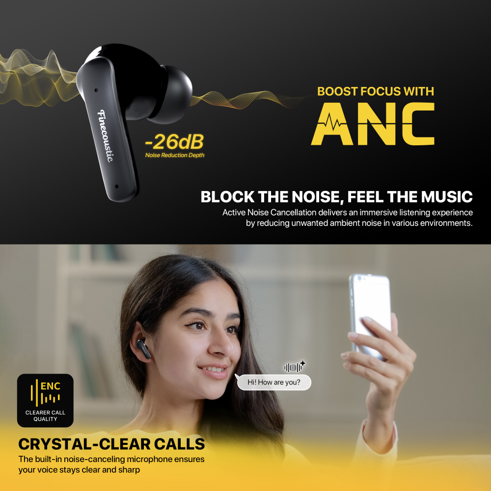 Bluetooth slusalice Fantech FT20 Groove ANC crne - Image 7