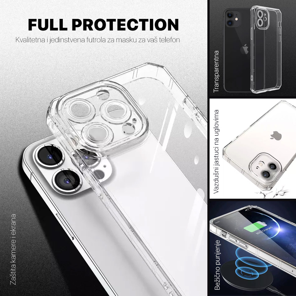 Maska/Futrola Full Protection za Honor X7d 4G/400 Smart 5G transparent - Image 2