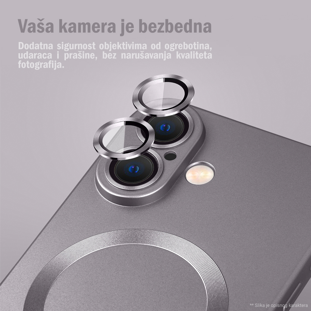 Maska/Futrola Magsafe Chrome za iPhone 17 Pro 6.3 roze - Image 3