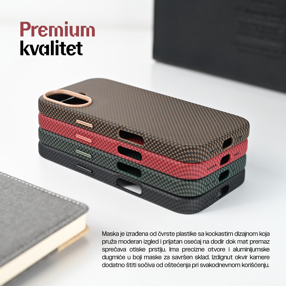 Maska/Futrola Magsafe Urban Cube za iPhone 17 Air 6.6 braon - Image 2