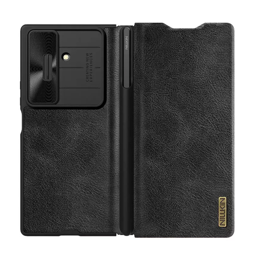 Maska/Futrola Nillkin Qin Pro Leather za Samsung F966B Galaxy Z Fold 7 crna (with pen) - Image 4